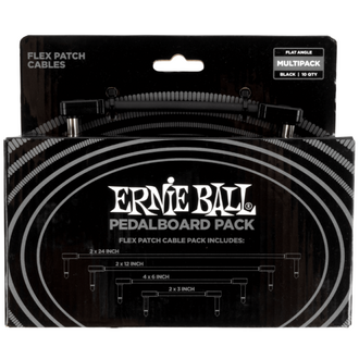 Ernie Ball Flex Patch Cables Pedalboard Multipack