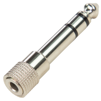 Pig Hog 3.5mm Female To 1/4"Male Stereo Adapter