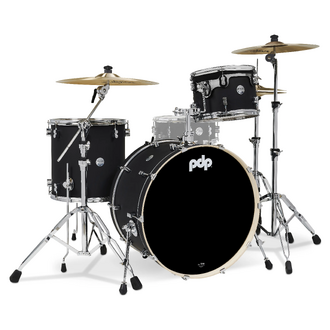 PDP Concept Maple 24" 3pc Drum Kit in Satin Black, Package