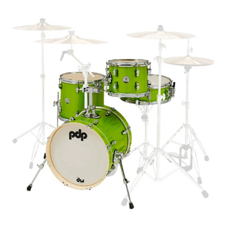 PDP New Yorker, 4 Piece Shell Pack - Electric Green Sparkle