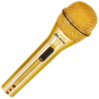 Peavey PVi2 Dynamic Cardioid Microphone in Gold