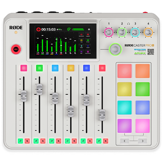 Rode RodeCaster Pro II Integrated Audio Production Studio - White
