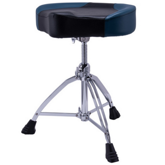 Mapex 17x4 Drum Throne - Blue Leatherette