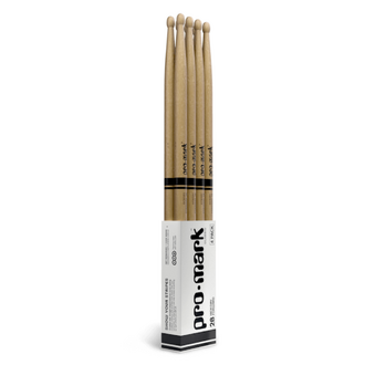 ProMark TX2BW Hickory 2B Wood Tip drumsticks 4 Pack