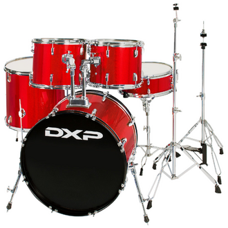 DXP TXP35CASDXP Pioneer 5 Piece Drum Kit - Candy Apple Sparkle