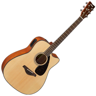 Yamaha FGX800C Acoustic Guitar In Natural Finish