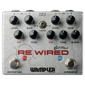 Wampler Rewired Brent Mason 2-channel Overdrive and Distortion pedal