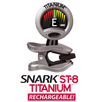 Snark WST8T Titanium Rechargeable Clip On Tuner